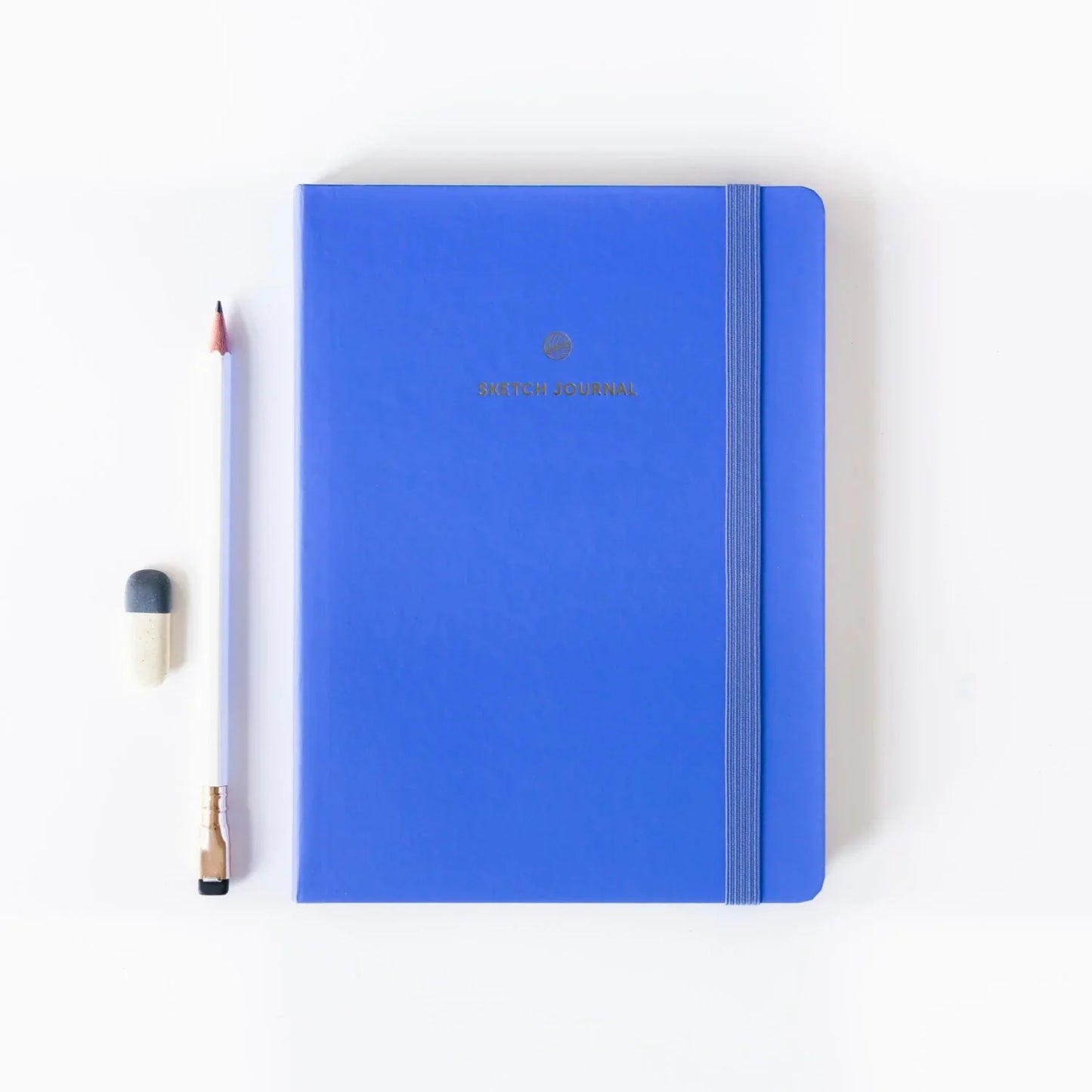 White Smoke A-Journal Skizzenbuch Blau - Blanko Zeichenblock für Künstler