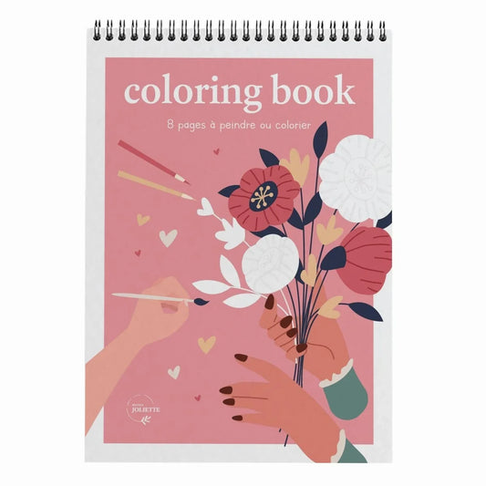 Malbuch A4 - Blumenstrauß - Bild 1