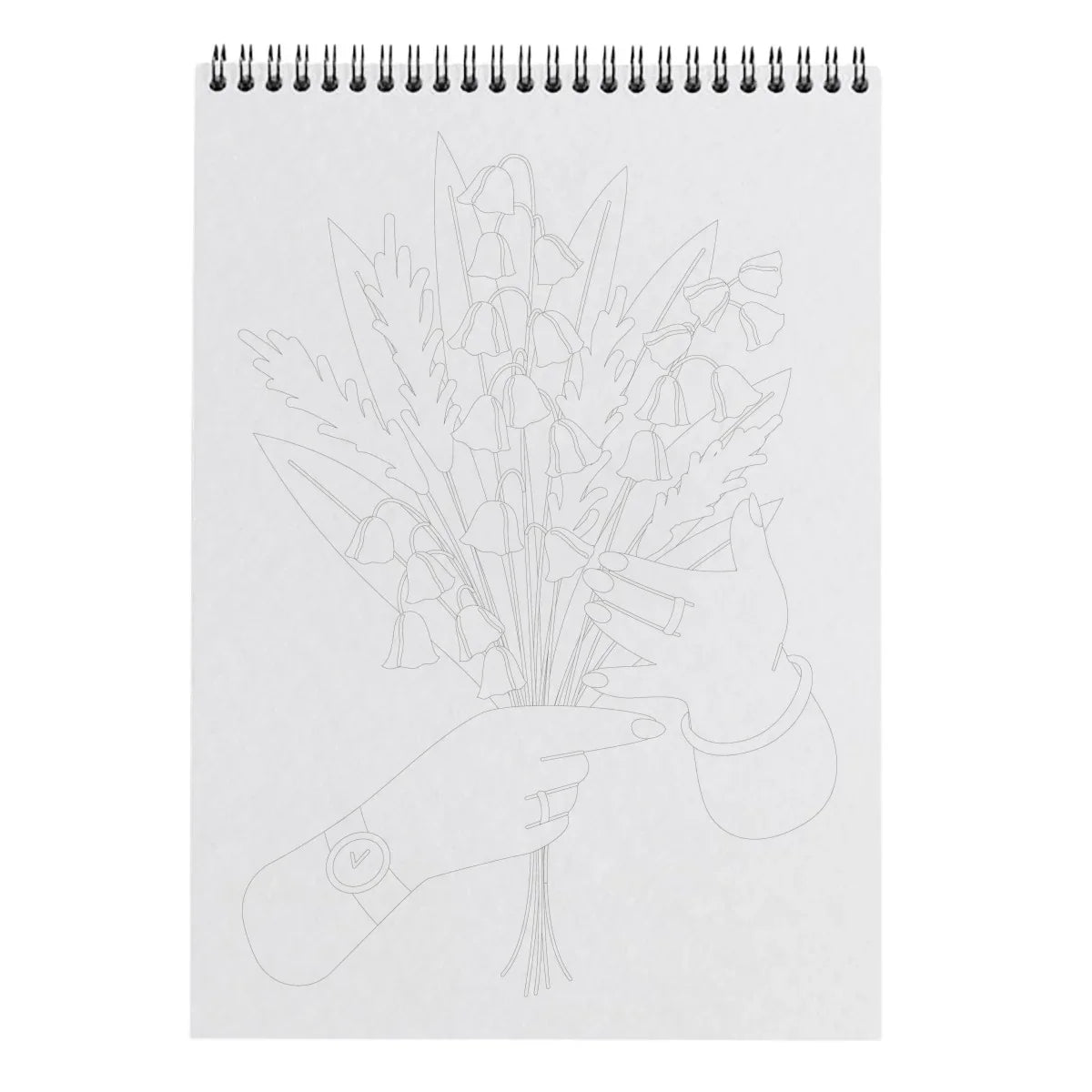 Malbuch A4 - Blumenstrauß - Bild 2