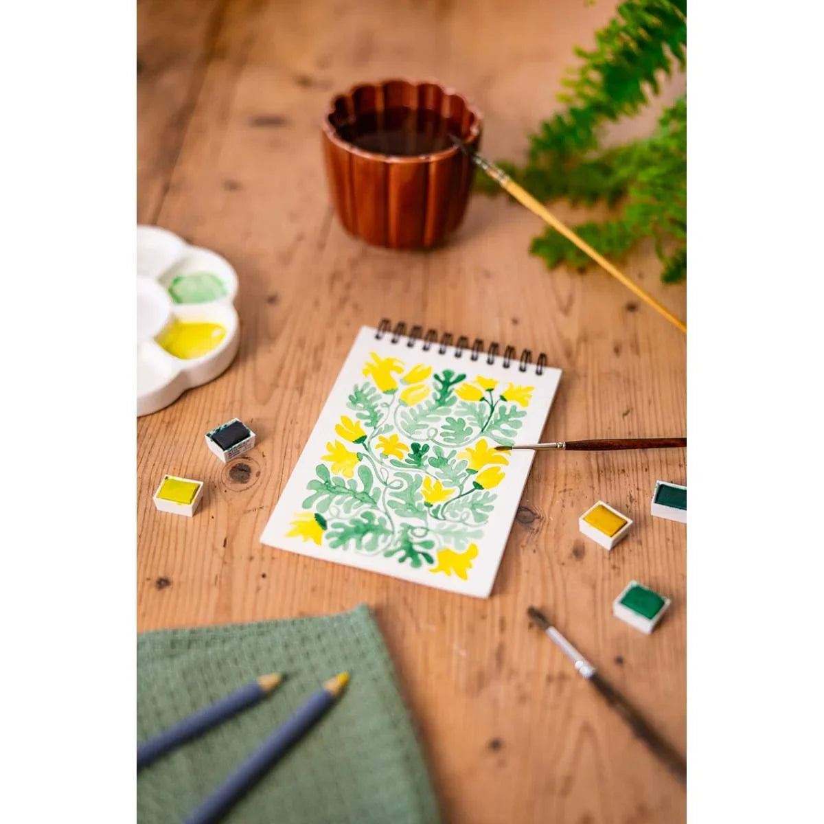 Malbuch A6 - Floral - Bild 5