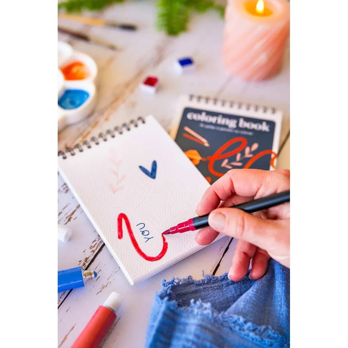 Malbuch A6 - Love - Bild 5