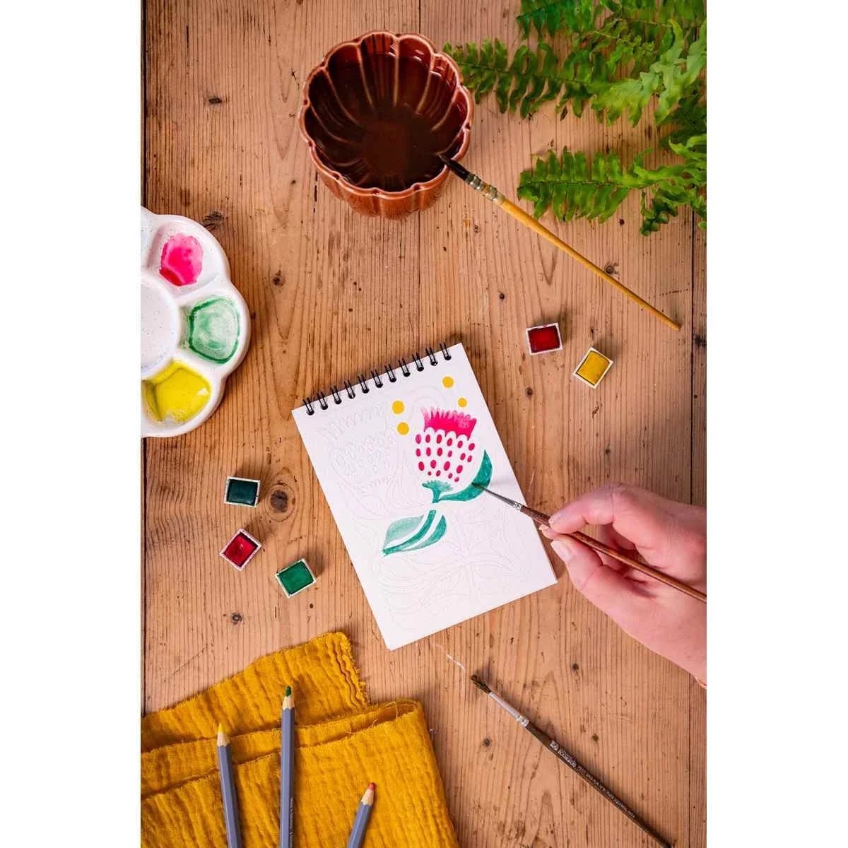 Malbuch A6 - Tropical - Bild 5