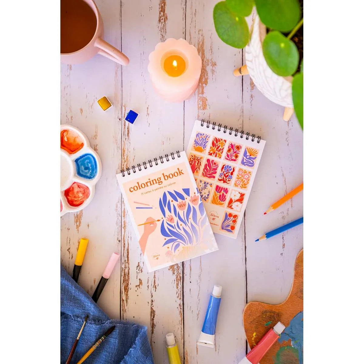 Malbuch A6 - Floral 2 - Bild 3