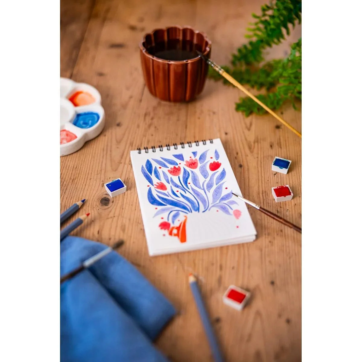 Malbuch A6 - Floral 2 - Bild 4