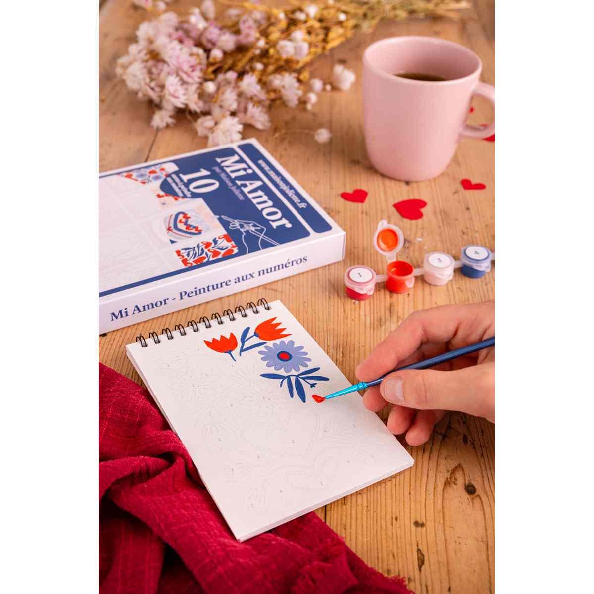 Dark Salmon Malen nach Zahlen - Mi Amor