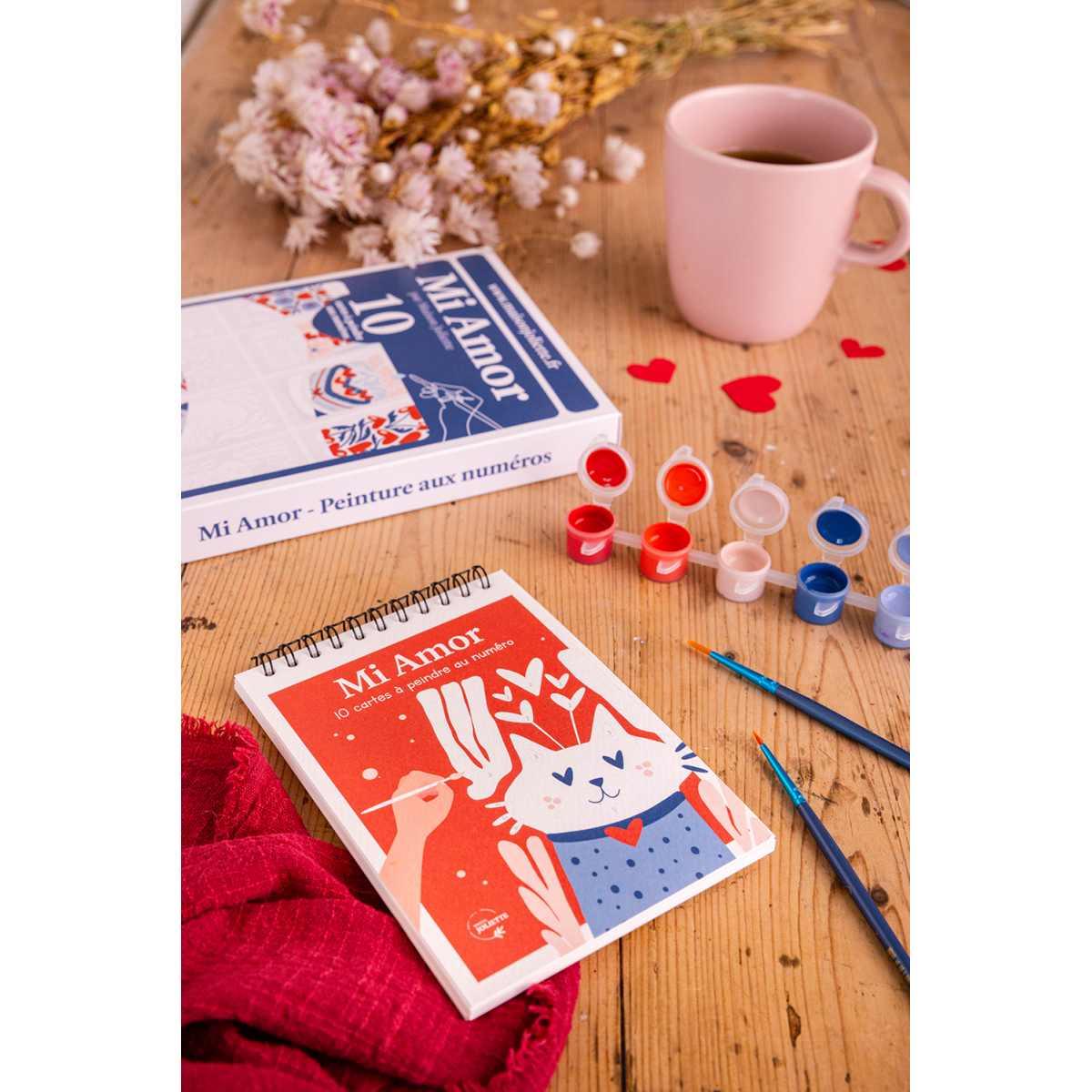 Dark Salmon Malen nach Zahlen - Mi Amor