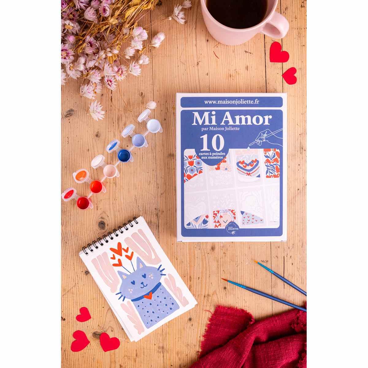 Dark Salmon Malen nach Zahlen - Mi Amor