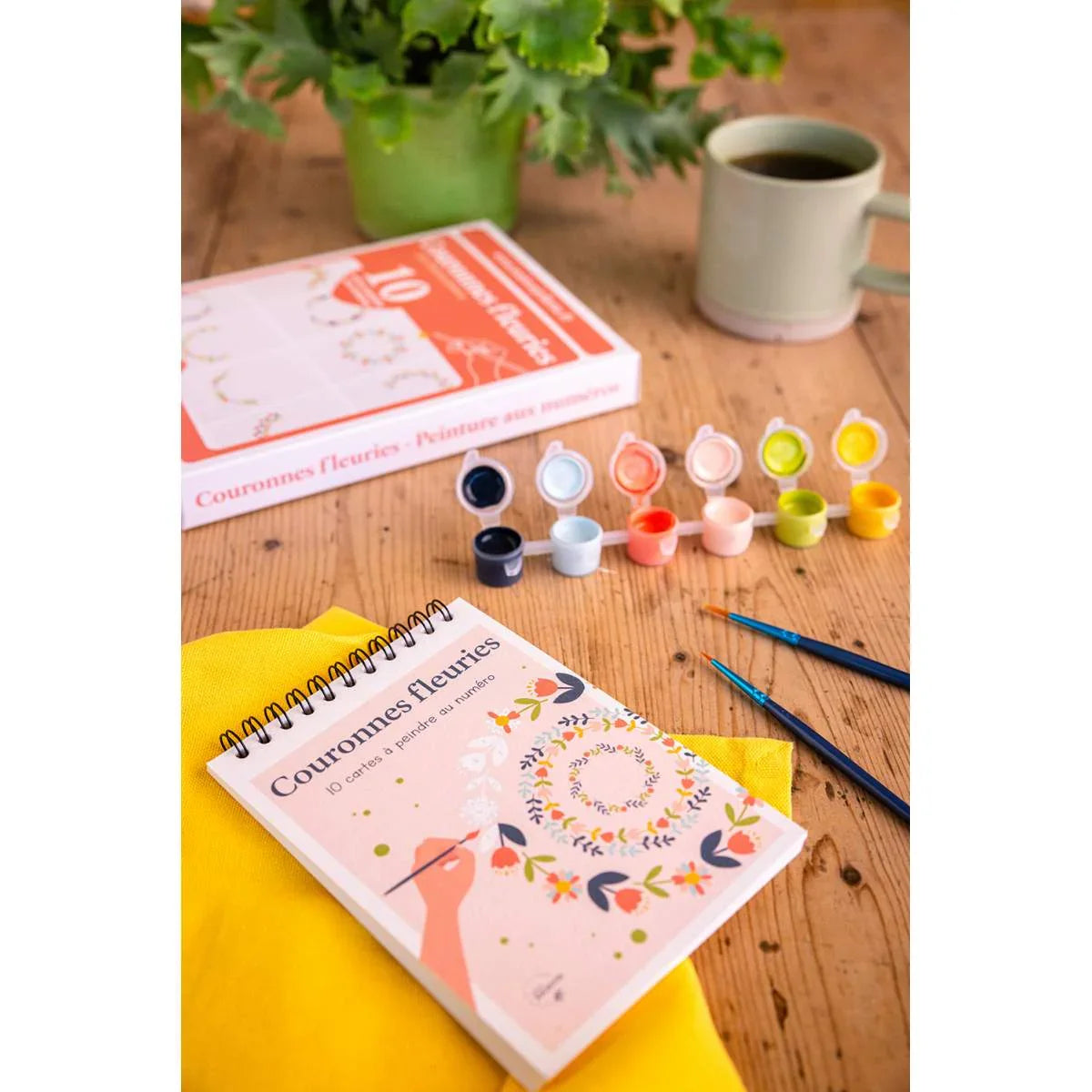 Goldenrod Malen nach Zahlen - Blumenkronen