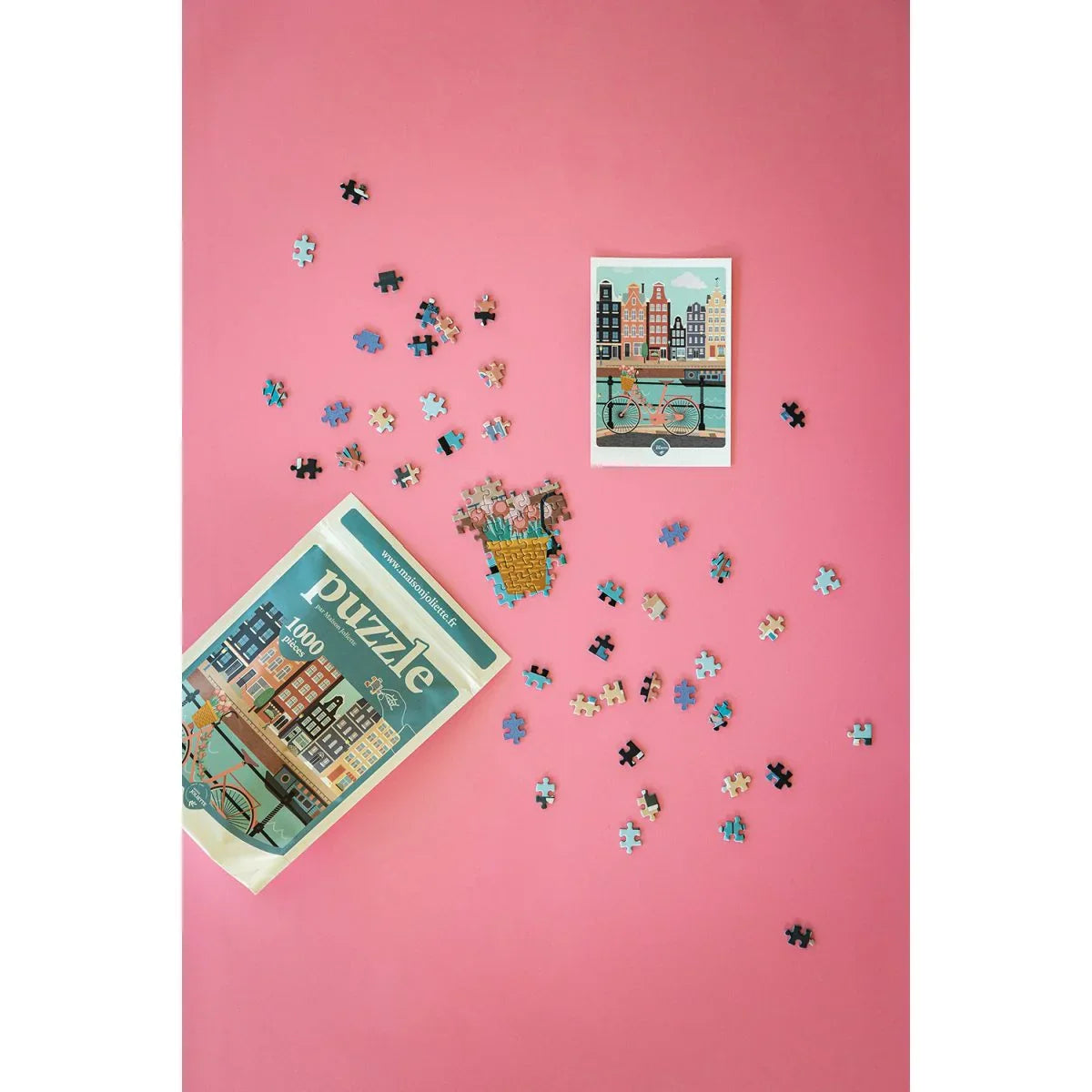 Pale Violet Red Puzzle Amsterdam - 1000 Teile
