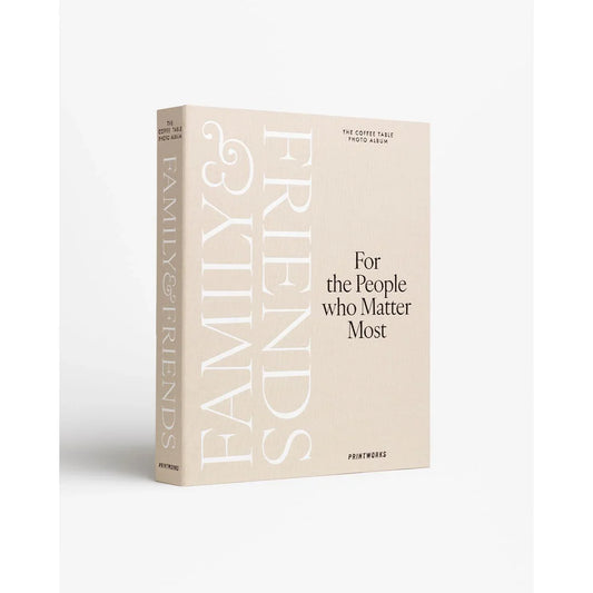 Beige Photo Album - Family and Friends, Beige