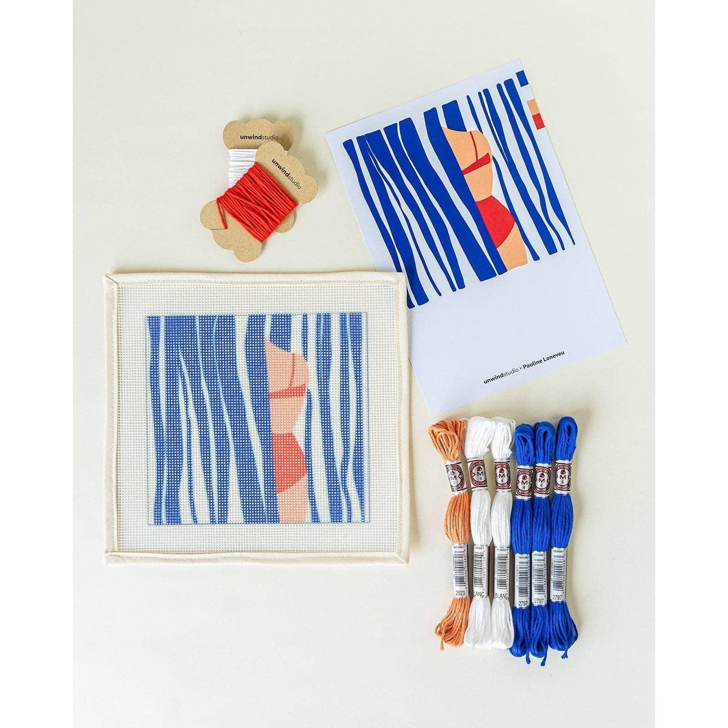 Light Gray Stickset - Sonnenbrillenetui Strand