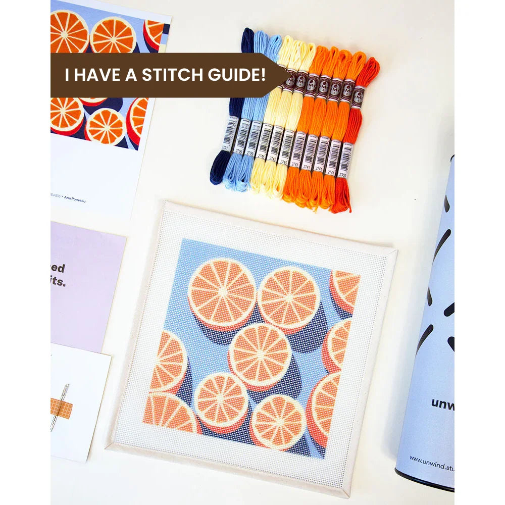 Beige Stickset - Agrumes