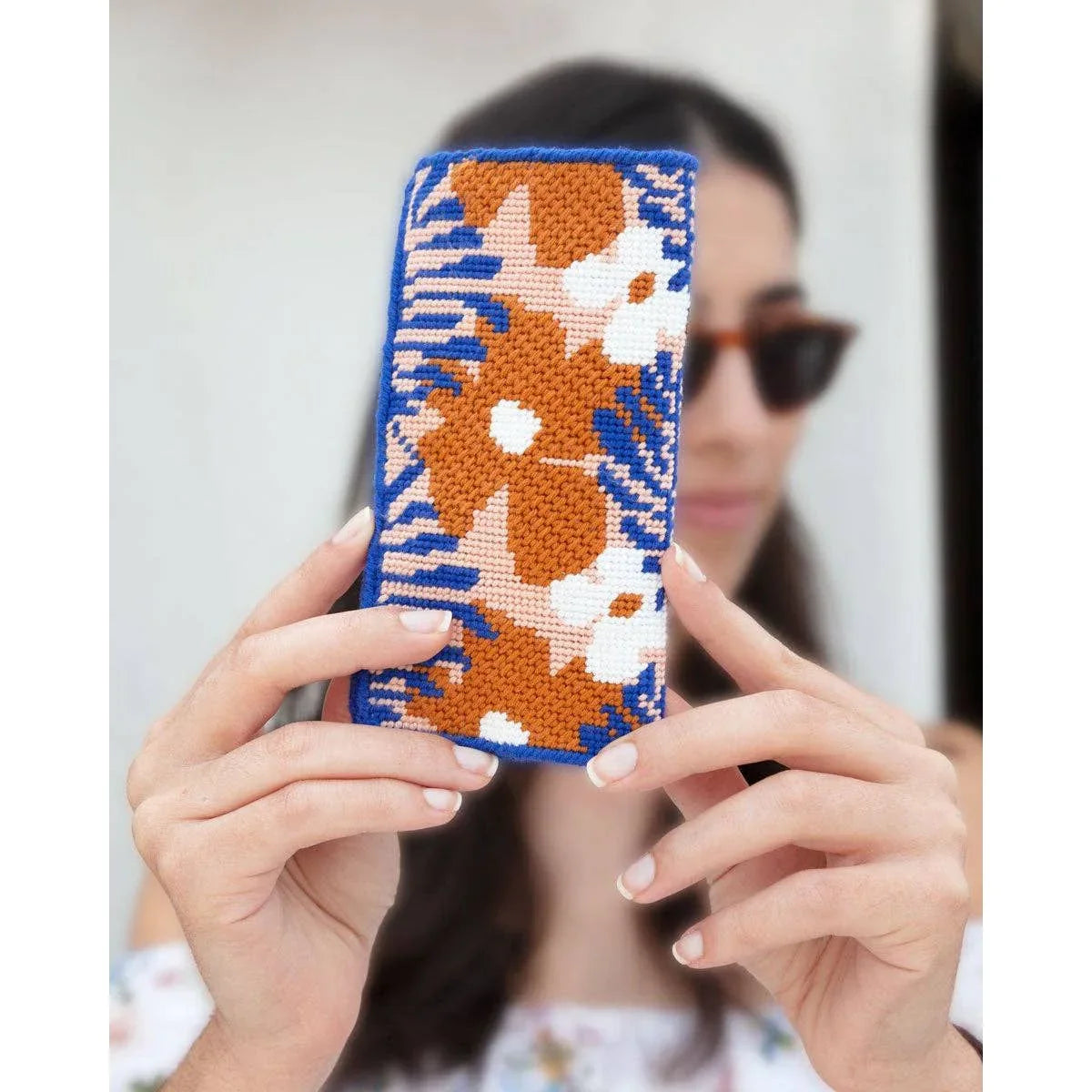 Light Gray Stickset - Sonnenbrillenetui Royan