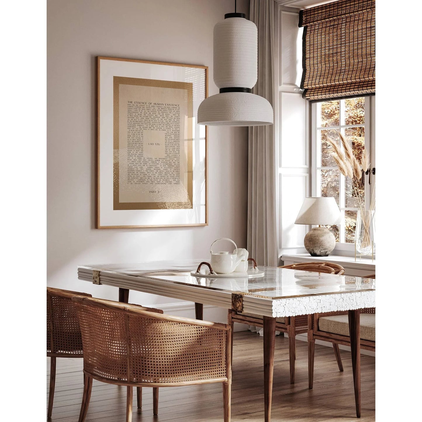 Rosy Brown Poster Lao Tzu Teil 1: 50 x 70 cm