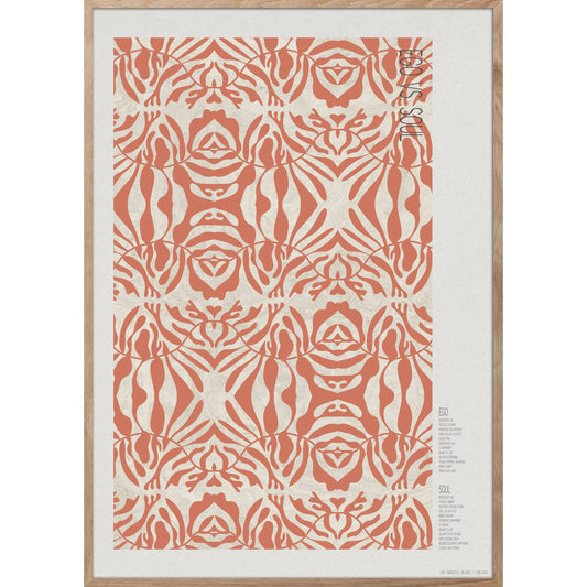 Light Gray Ego gegen. Soul Poster: 50 x 70 cm