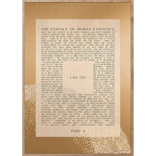 Tan Poster „Lao Tzu Teil 3“: 50 x 70 cm